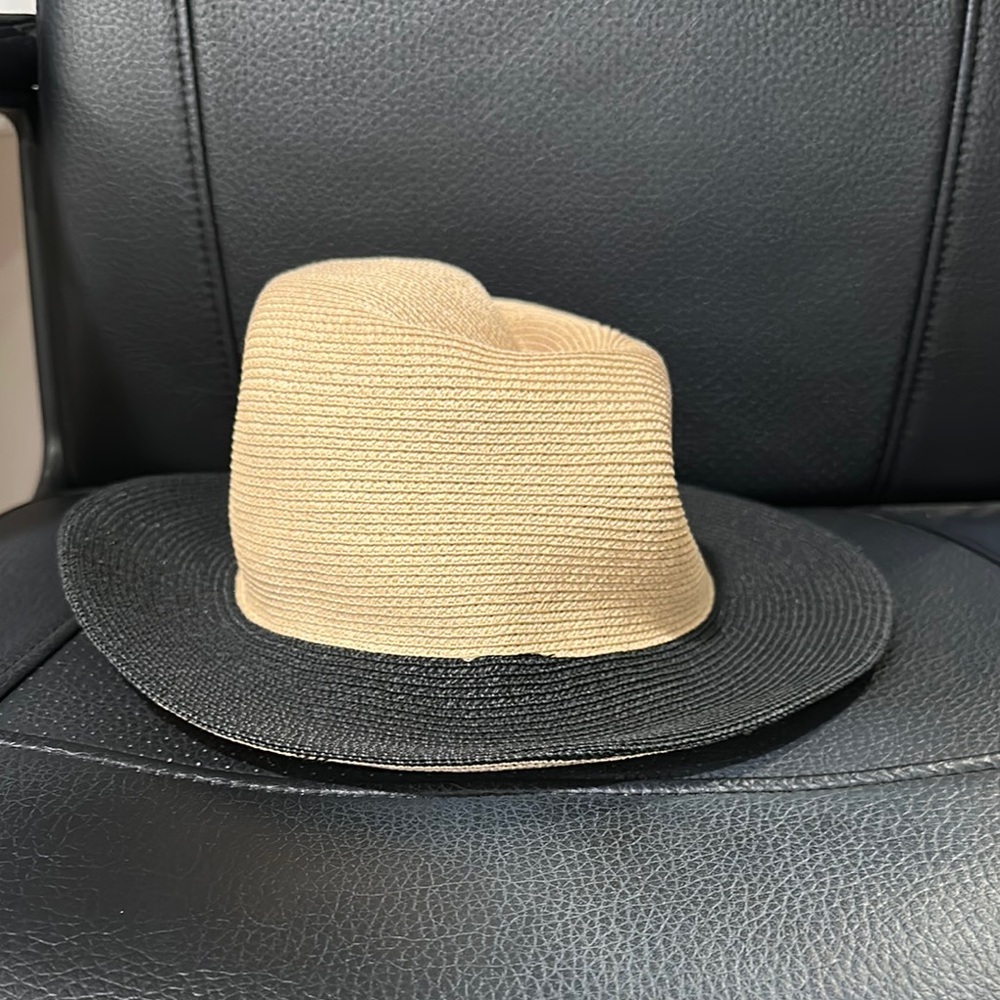 Theory Beige and Gray Fedora